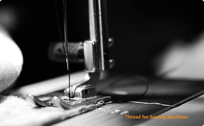 Simthread All Purpose Thread Polyester 400 Yards (1 White 1 Black) - Image 4