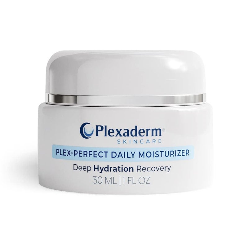 Plexaderm Daily Face Moisturizer - Hyaluronic Acid for Deep Hydration - For All Skin Types, Fragrance-Free, 1 fl oz - Image 1