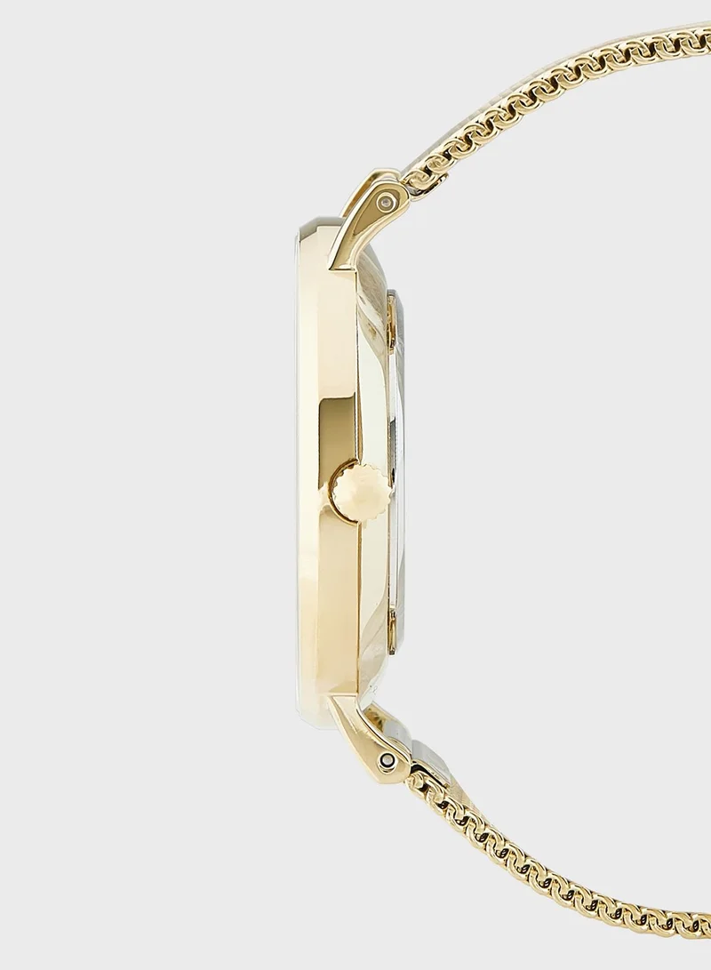 COACH Ionic Thin Gold Plated 1 Steel Analog Watch