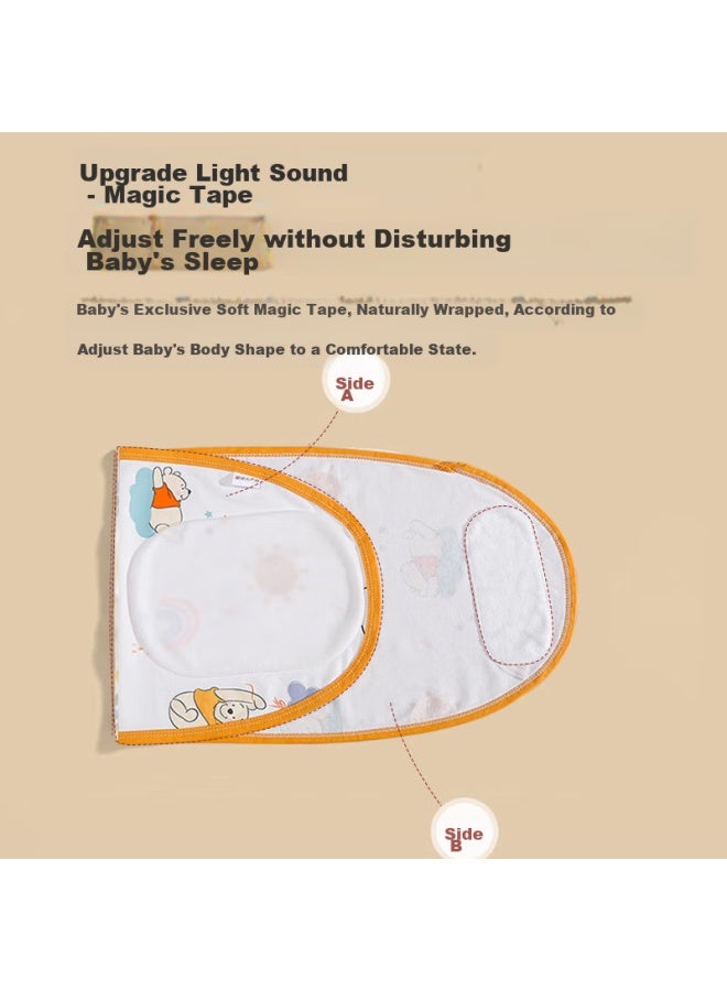 Lovebox Aibaoshi Baby Anti-startle Sleeping Bag, Newborn Pure Cotton Swaddle, Baby Wrap, Comforting Aid, 2-pack, S292 - Image 3