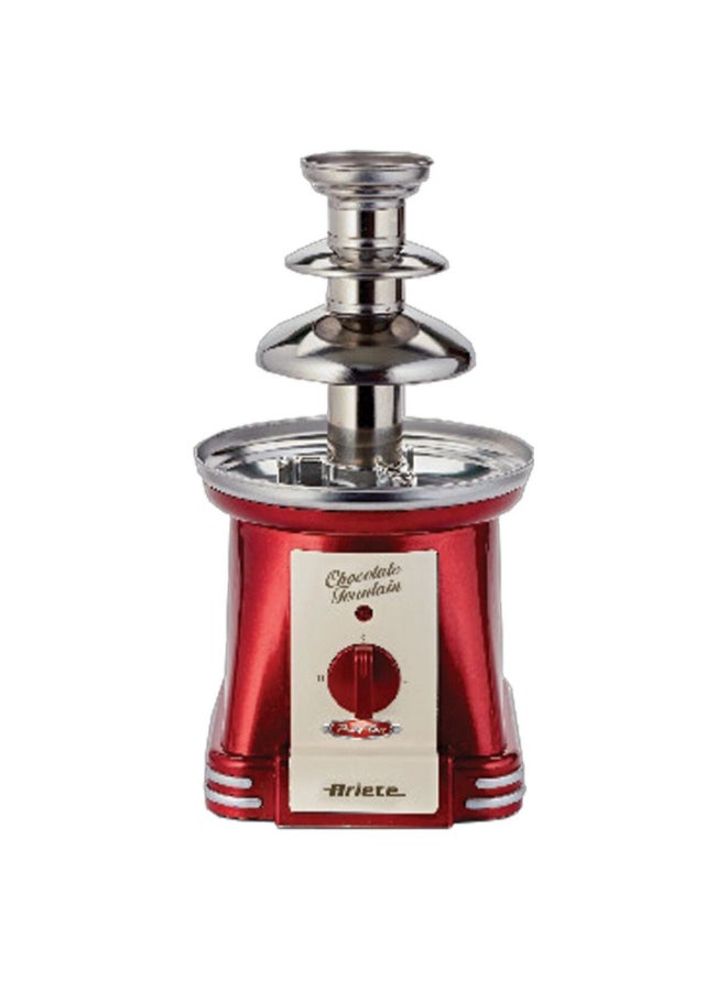 Ariete 90W Party Time Chocolate Fondue Fountain Machine Red 500g 00C296200ARAS 00C296200ARAS - Image 1