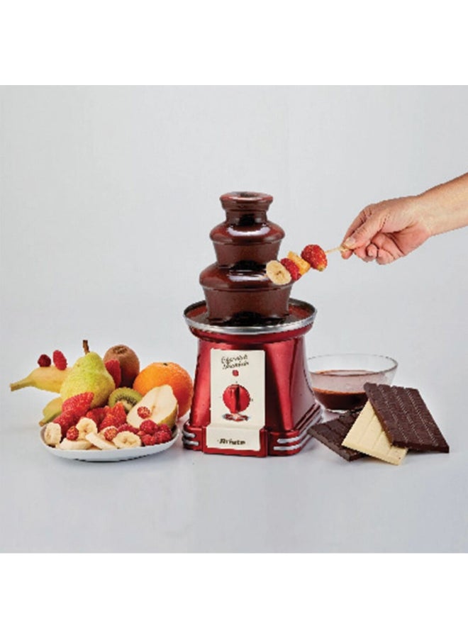 Ariete 90W Party Time Chocolate Fondue Fountain Machine Red 500g 00C296200ARAS 00C296200ARAS - Image 4