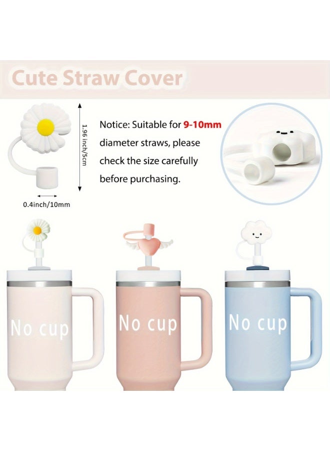 Stanley Cup Silicone Accessories Set - Spill Proof Stopper, Straw Cover Cap, & Boot for 30oz/40oz Tumblers - Image 2