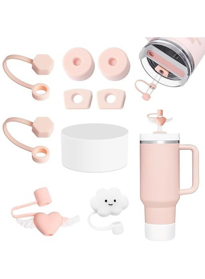 Stanley Cup Silicone Accessories Set - Spill Proof Stopper, Straw Cover Cap, & Boot for 30oz/40oz Tumblers - Image 1