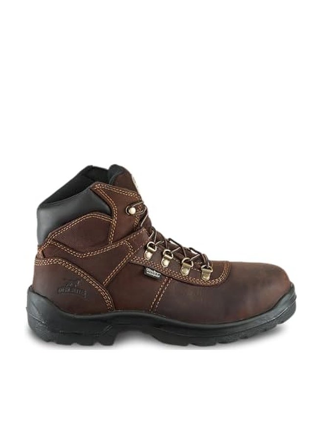 Irish Setter, Ely, Men's, 6", Waterproof, Steel Safety Toe, Work Boot, Brown, 12 EE (Wide) - Image 1