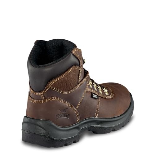 Irish Setter, Ely, Men's, 6", Waterproof, Steel Safety Toe, Work Boot, Brown, 12 EE (Wide) - Image 2