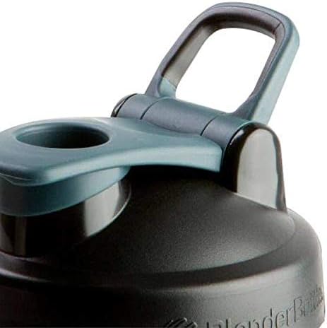 BlenderBottle زجاجة خلط بلندر بوتل برو سيريز مع قاعدة مستديرة وغطاء فوهة 24 أونصة 2 عبوة أسود برتقالي - Image 3