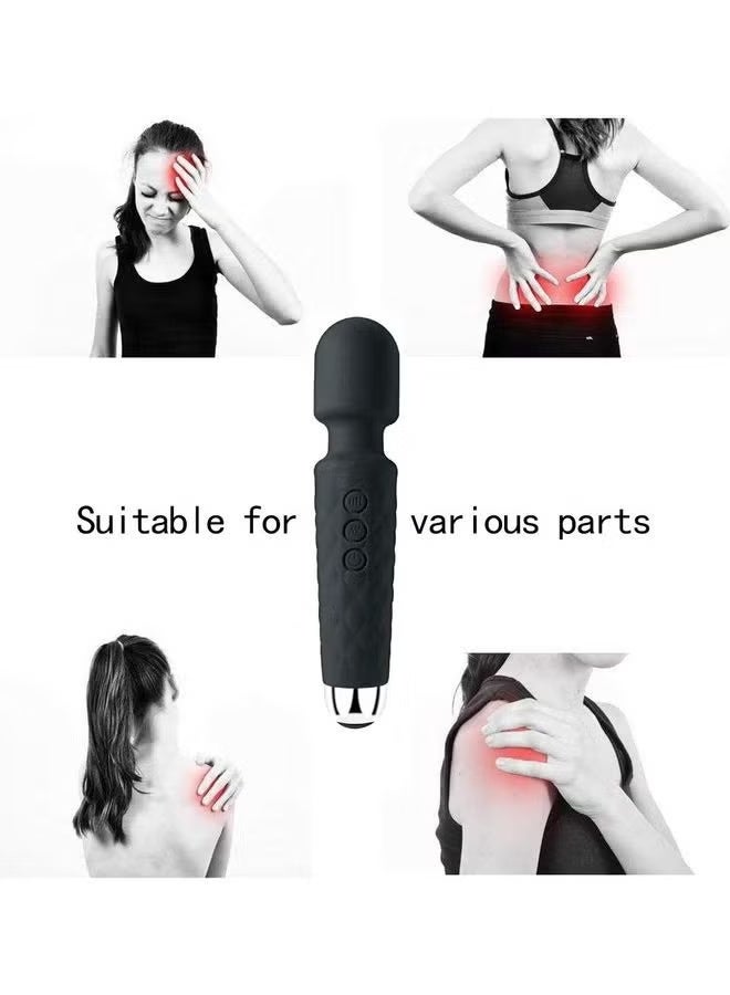 YETRUN Handheld Wireless Deep Tissue Body Massager black - Image 4