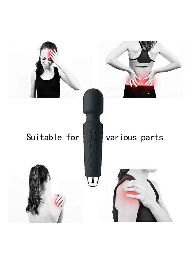 YETRUN Handheld Wireless Deep Tissue Body Massager black - Image 5