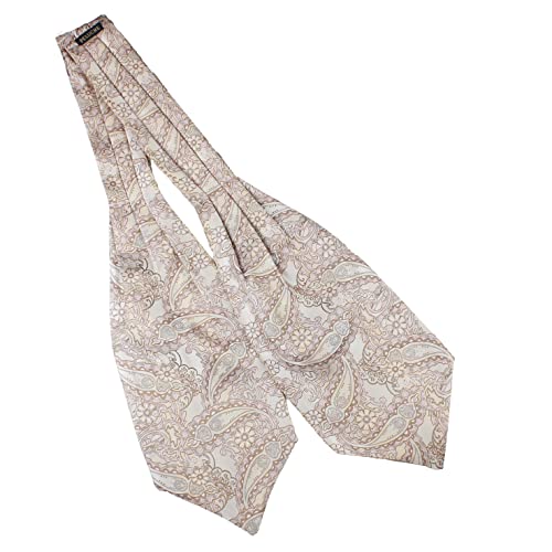 Peluche Floral Mystic Beige Cravat - Image 1