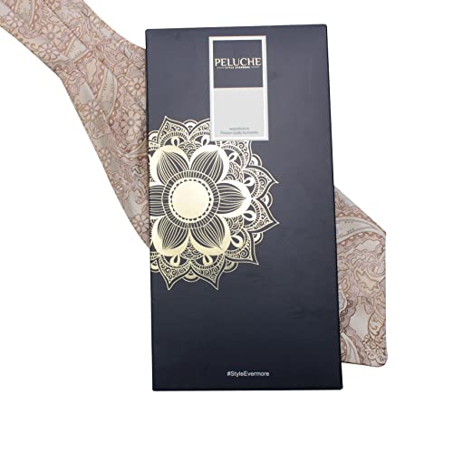 Peluche Floral Mystic Beige Cravat - Image 5