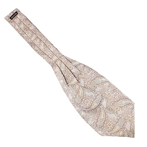 Peluche Floral Mystic Beige Cravat - Image 3