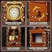 Vziimo Retro Clock Building Blocks Set Vintage Pendulum Clock Model Kit with Real Functional Timepiece Creative Gift Toys for Adults Teens 14 751 PCS - Image 4