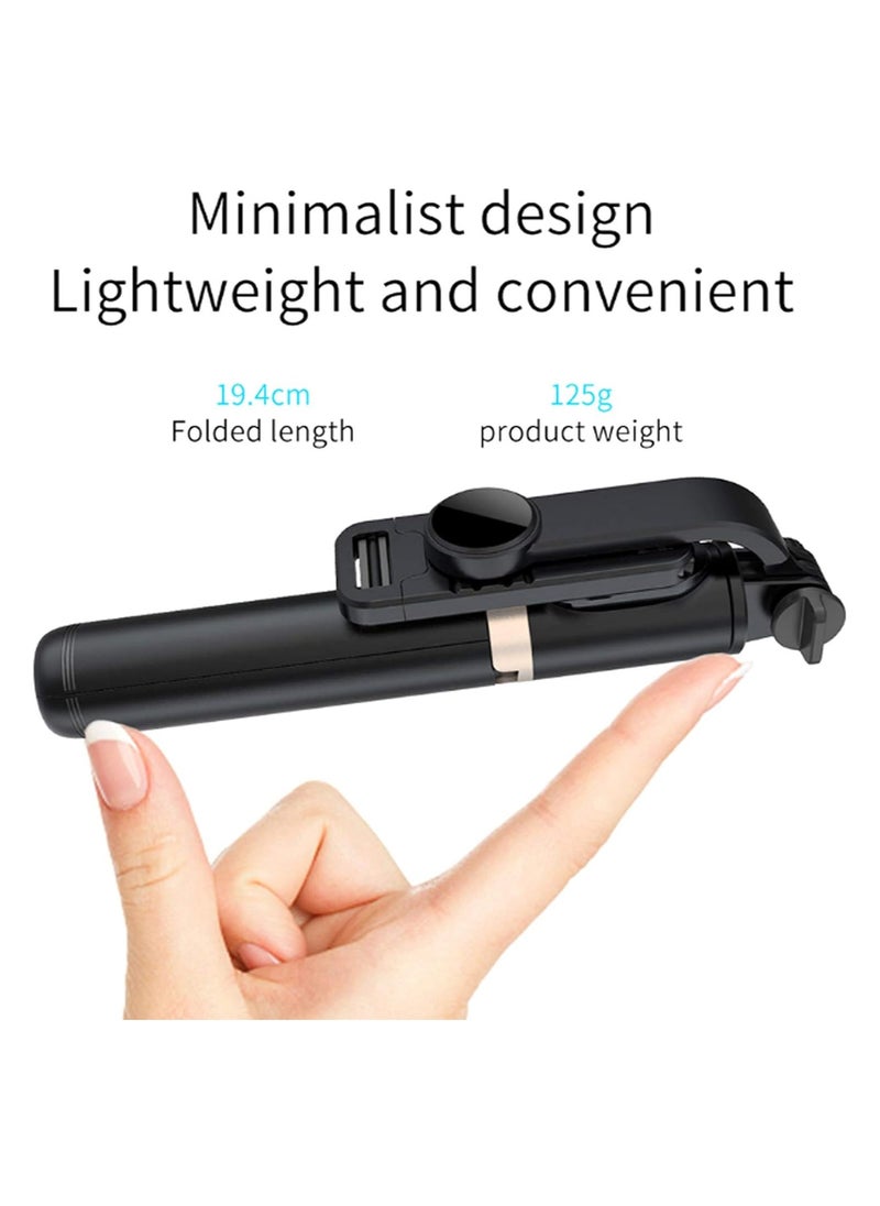 ELTRAZONE - Q03 Selfie Stick Tripod Extendable Stand with Bluetooth Remote and Fill Light - Image 1