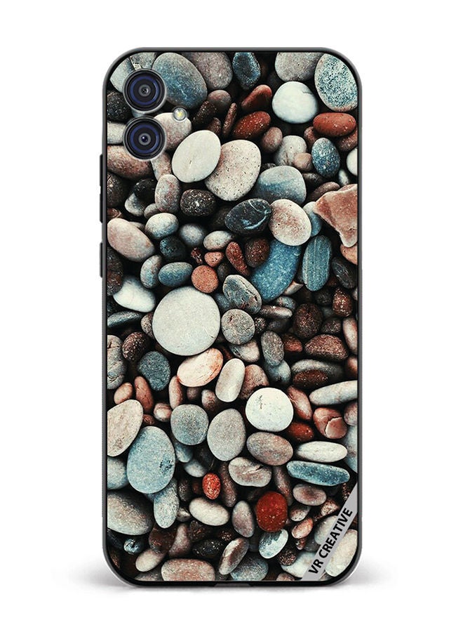 VR CREATIVE Protective Case Cover For Samsung Galaxy M04/F04 Pebbles Design Multicolour - Image 1