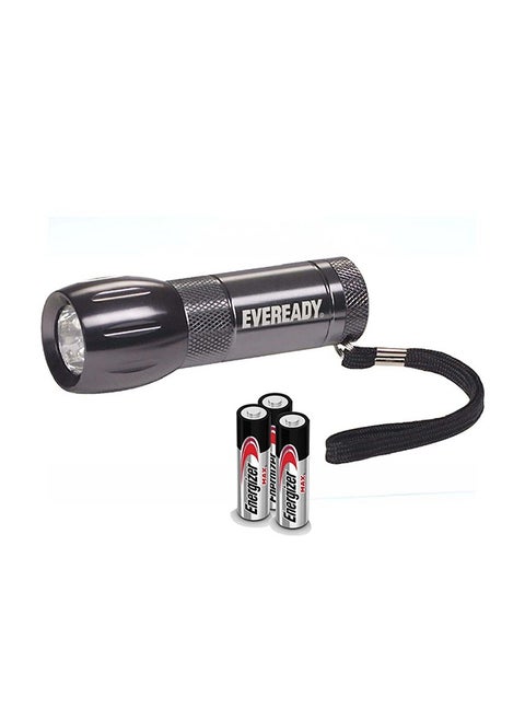 Energizer Metal Mini Handy Light Weight LED Torch Light, AAA Dry Cell Hand Strap High Lumen Output Flashlight