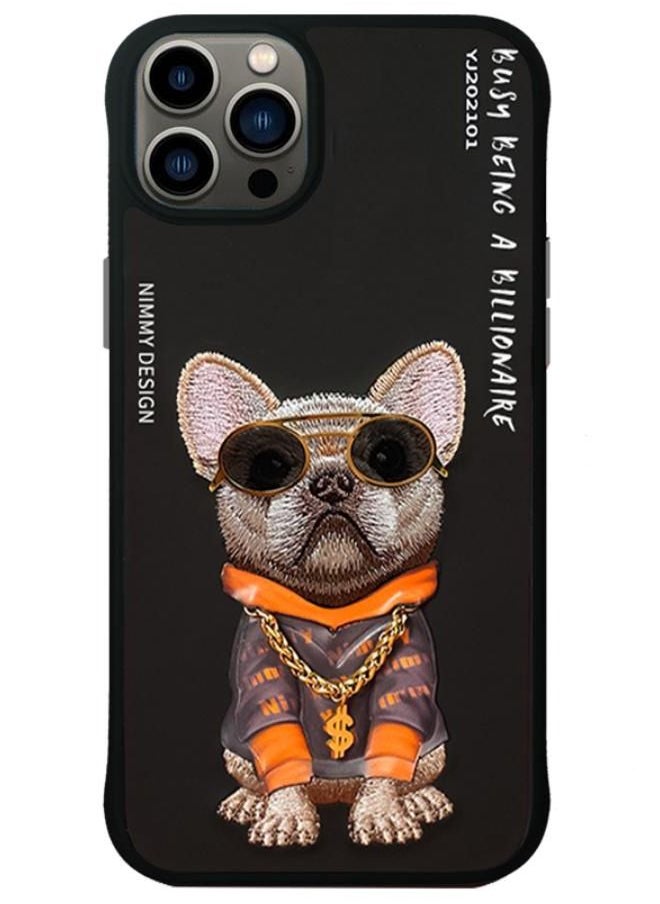 3D Embroidery Leather Swag Dog Case for iPhone 14 Pro Max Black Cover - pzsku/Z5EA6D8C453018A5721DAZ/45/_/1683356634/6c156279-cfab-4a8a-a03e-0b8685fa9dbc