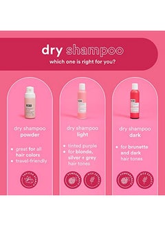 verb Dry Shampoo Dark Tones Gentle Cleanse Style Extender & Light Volume Refreshing Dry Shampoo Spray Removes Oil & Adds Volume Vegan Sulfate Free Dry Shampoo For Light Tones 61Ml / 1.7 Oz  - Image 5