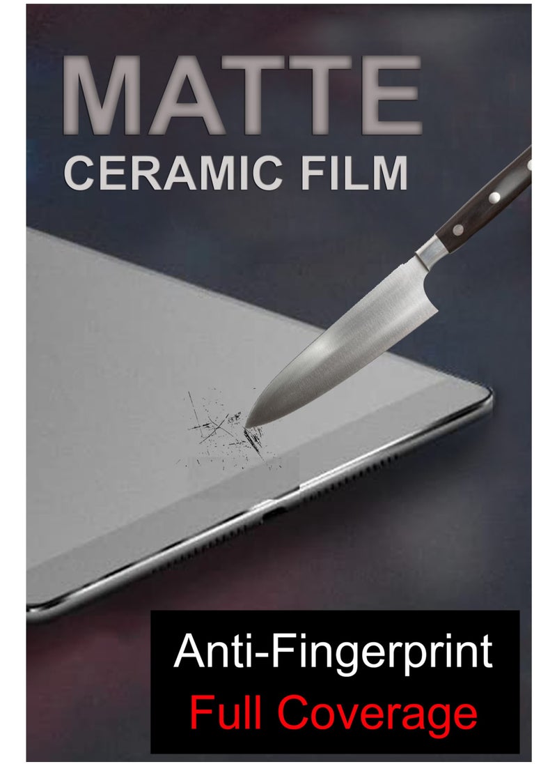 Xiaomi Redmi Pad SE Full Cover Matte Ceramic Privacy Screen Protector - Explosion-Proof, Anti-Bubble, Anti-Fingerprint | Flexible Privacy Nano Ceramic, Anti-Peeping, Edge-to-Edge Coverage, High Transparency, Delicate Touch, Easy Installation