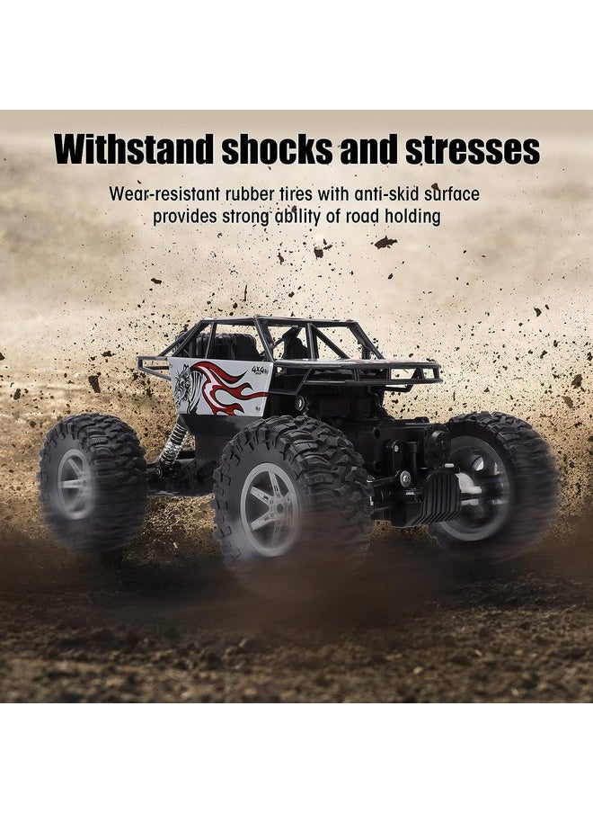 Jack Royal - Jack Royal 18/KMPH 1:14 Scale Powerful Racing Metal Rock Crawler 4 Wheel Drive Remote Control Rock Climber High Speed Monster Racing Car (Green) - Image 1