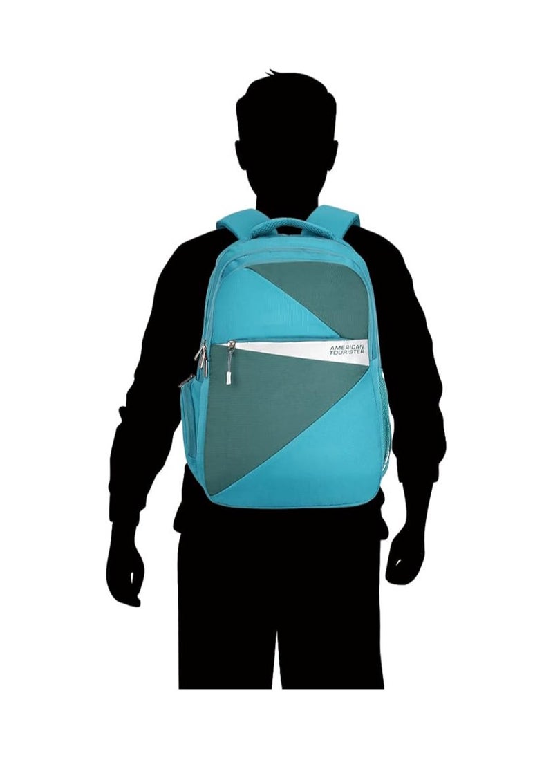 AMERICAN TOURISTER American Tourister SPIN LAPTOP BACKPACK 28L POLYESTER TEAL  - Image 4