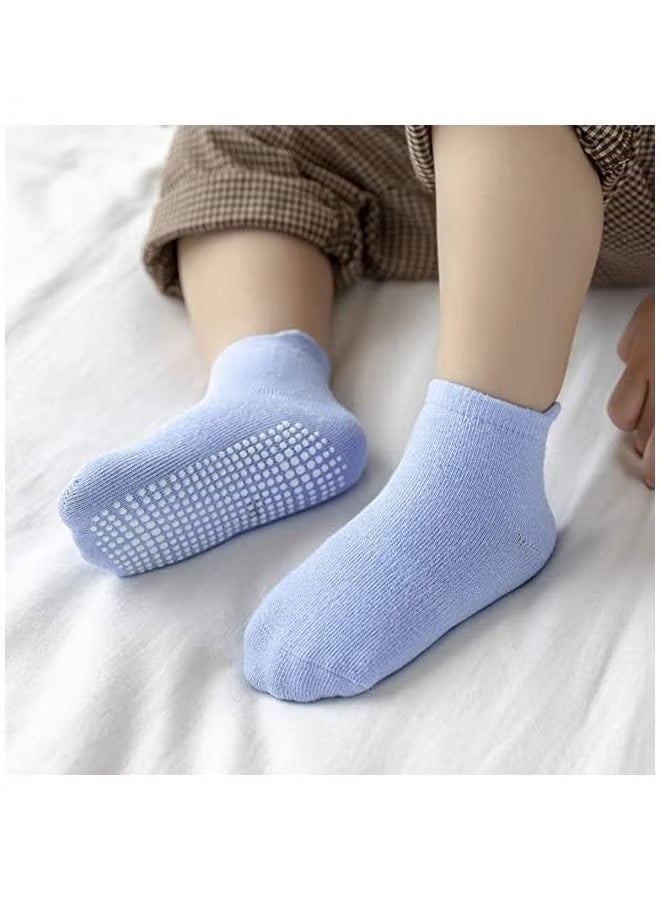 Baby Non Slip Grip Ankle Socks with Non Skid Soles for Infants Toddlers Kids Boys Girls(M) - Image 5