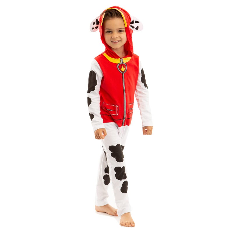 Nickelodeon Paw Patrol Marshall Toddler Boy Girl Zip Up Cosplay Coverall 3T - Image 3