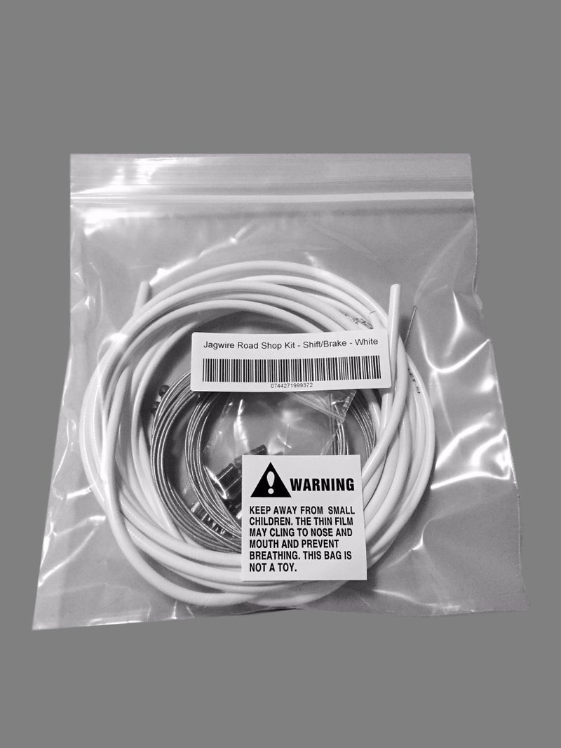 JAGWIRE ROAD SHOP KIT - Complete Brake & Shifter Cable and Housing Kit- White - SRAM/Shimano - Image 4