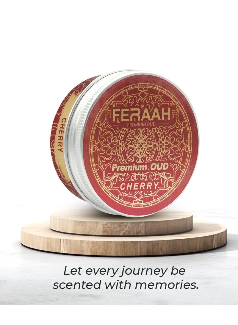 Generic FERAAH Oud Series Air Freshener Cherry – 60 Days Long Lasting, Organic Scent, Spill-Proof Can, Alcohol-Free, for Car, Home & Office Use  - Image 4