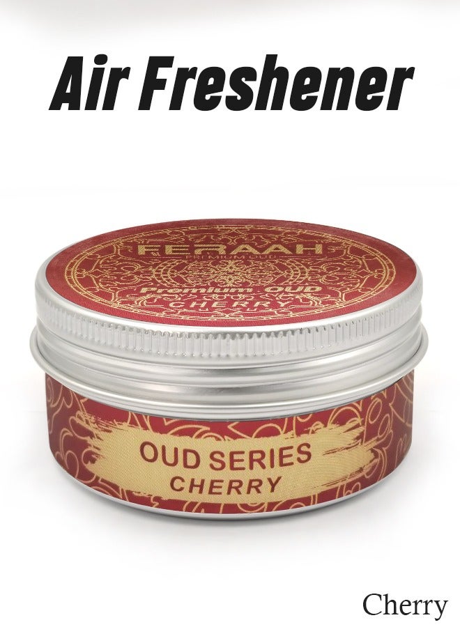 Generic FERAAH Oud Series Air Freshener Cherry – 60 Days Long Lasting, Organic Scent, Spill-Proof Can, Alcohol-Free, for Car, Home & Office Use  - Image 1