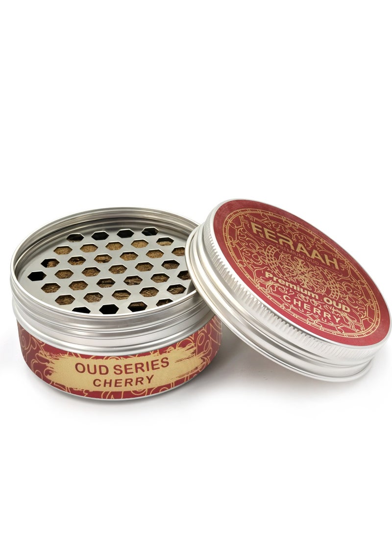 Generic FERAAH Oud Series Air Freshener Cherry – 60 Days Long Lasting, Organic Scent, Spill-Proof Can, Alcohol-Free, for Car, Home & Office Use  - Image 3