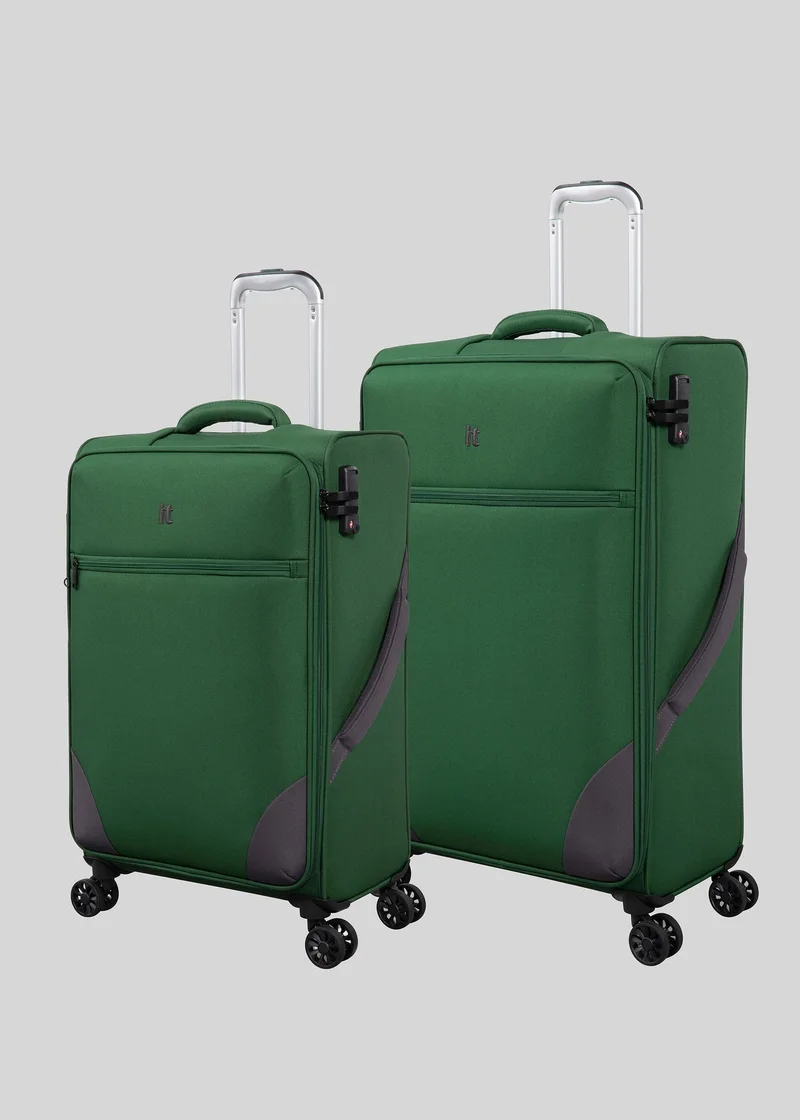 Matalan IT Luggage Green Soft Suitcase
