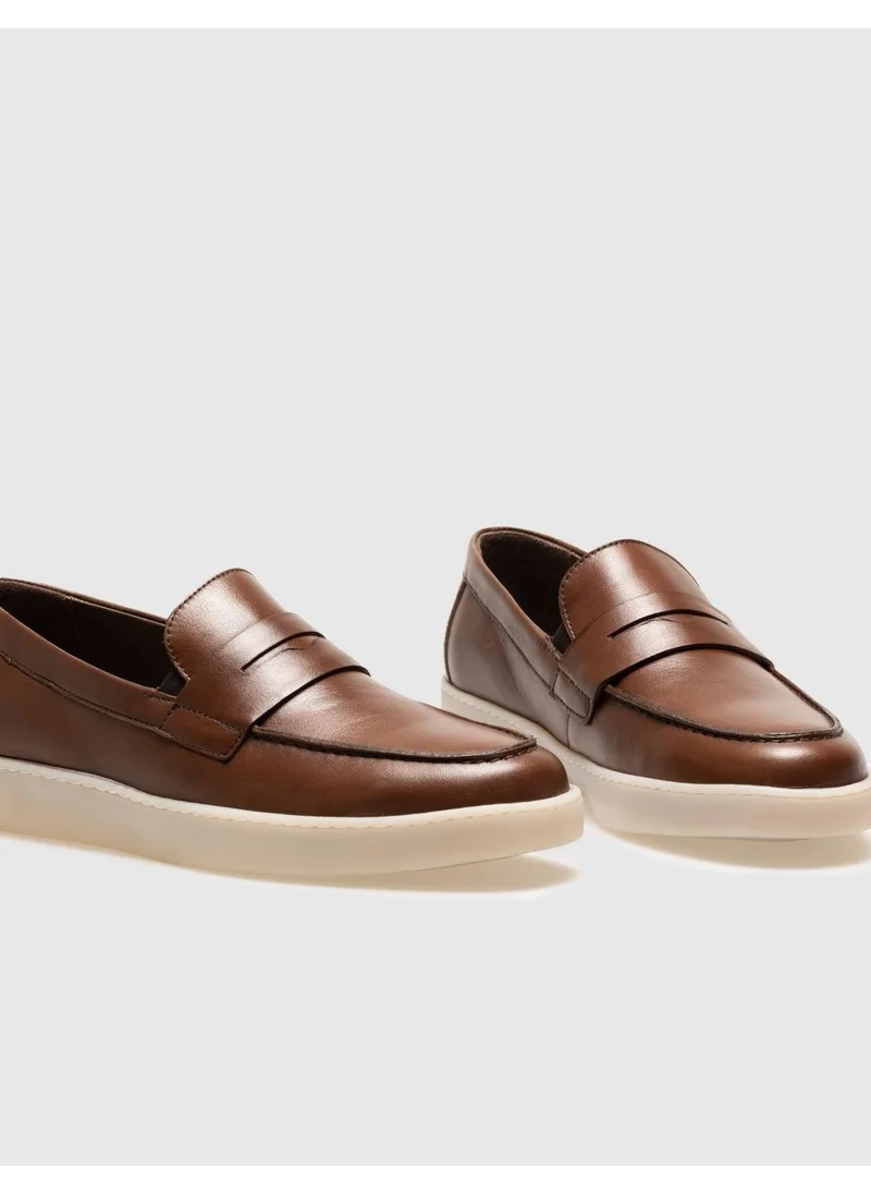 Cabani Brown Belted Men's Casual Shoes