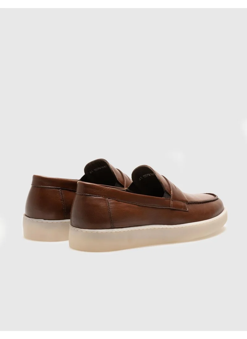 Cabani Brown Belted Men's Casual Shoes