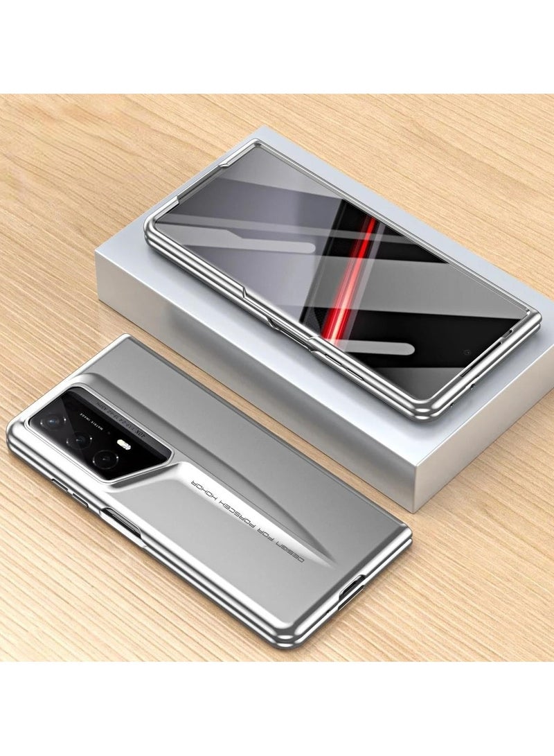 general Case Compatible with Honor Magic V2 RSR Porsche Design Phone Case, 360 Full Coverage AG Frosting Cover Comes with Glass Front Film Ultra-light and Ultra-thin Protective Case - Image 1