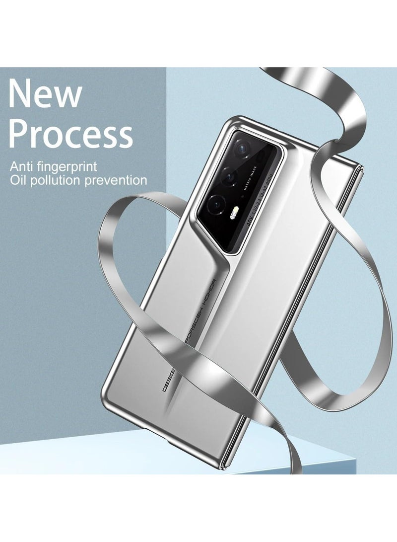 general Case Compatible with Honor Magic V2 RSR Porsche Design Phone Case, 360 Full Coverage AG Frosting Cover Comes with Glass Front Film Ultra-light and Ultra-thin Protective Case - Image 3