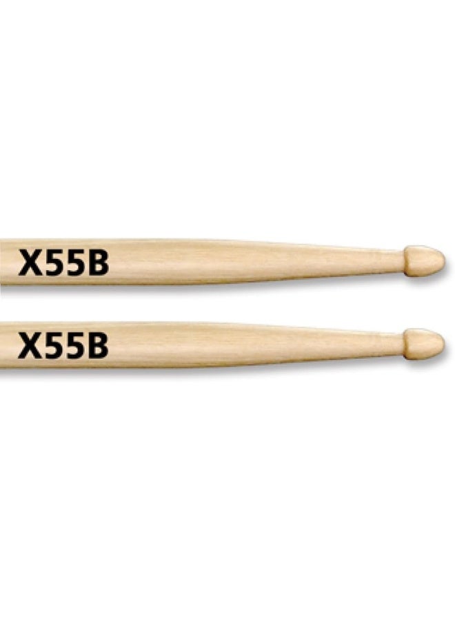 Vic Firth American Classic® X55B Drumsticks - Hickory Wood Tip - Image 2