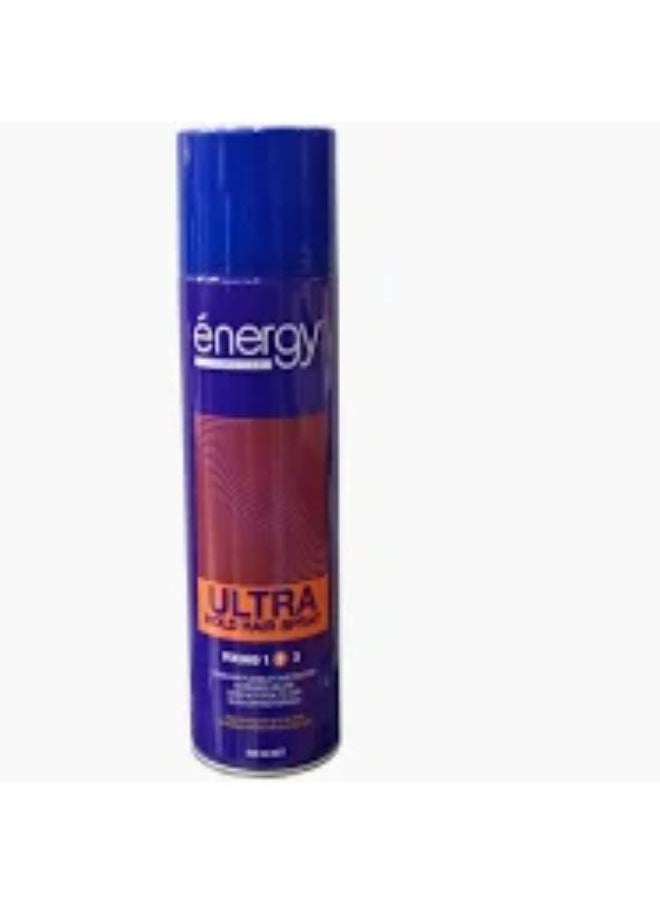 Energy Energy Volumizing Ultra Hold 2 Hair Spray 500ML 