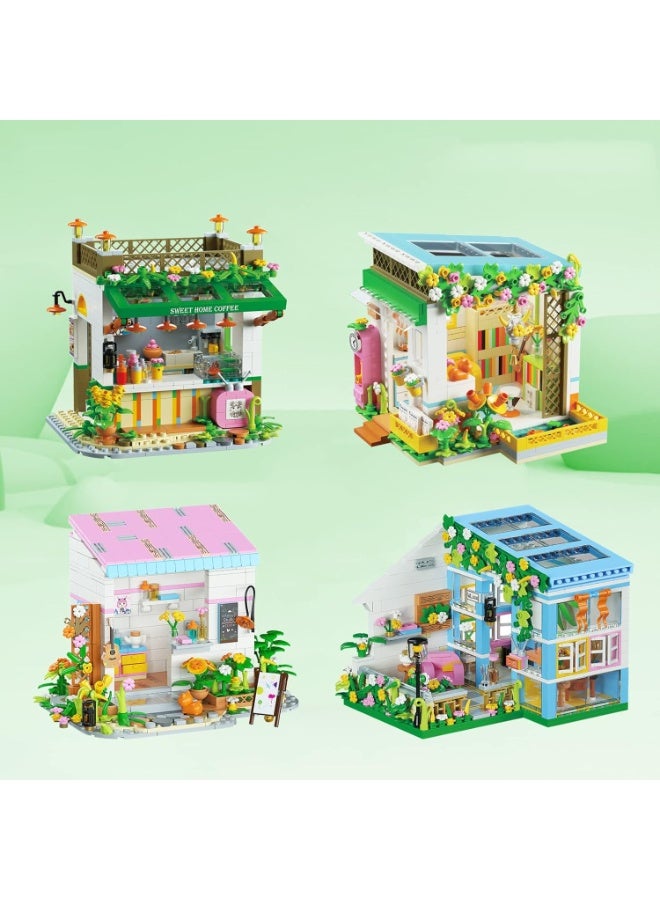 House Building Block Sets, Friends Mini Coffee Shop House Bricks, Cafe Dream House Kits for Kids 6 7 8 9 10 11 12 - Image 5