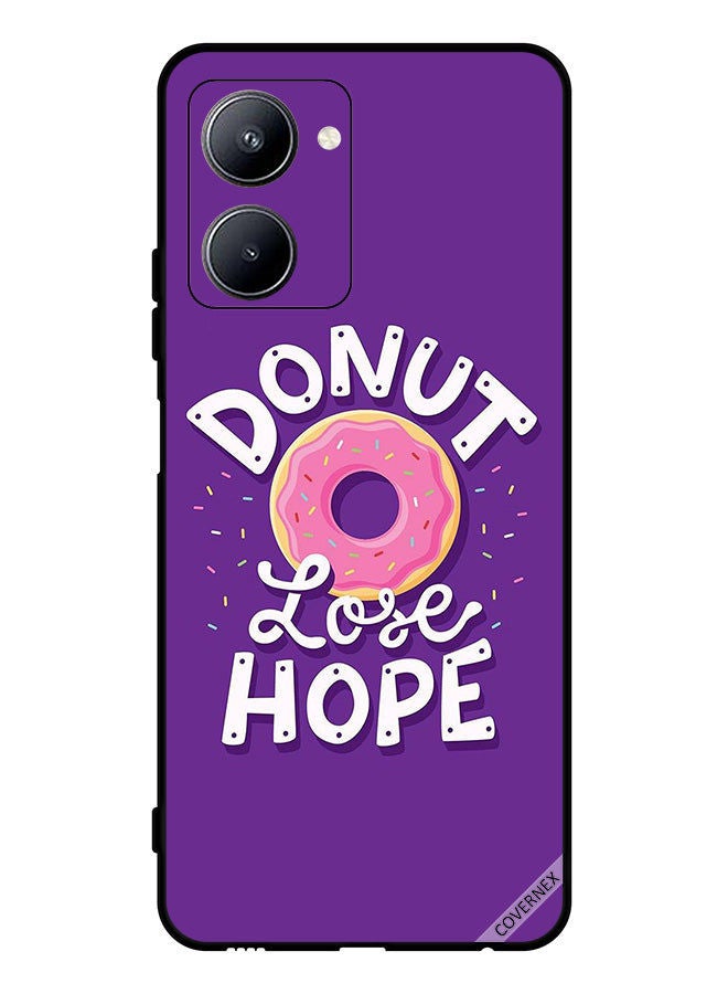 Covernex Protective Case Cover For Realme C33 Donut Lose Hope Wallpaper - Image 1