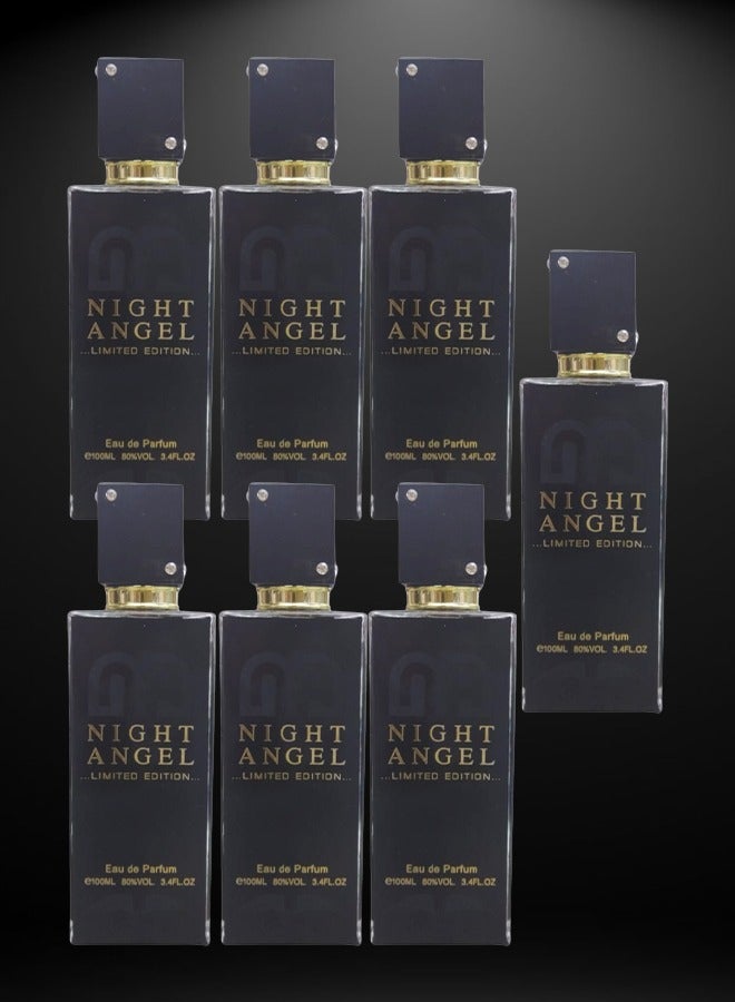 luxury 7 Pieces Night Angel Limited Edition Perfume 100ml EDP - Image 1