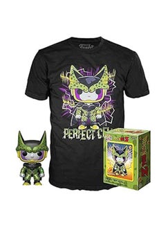 Funko Dragon Ball Z Pop! And Tee Perfect Cell #13 And T-Shirt (X-Large) Black 