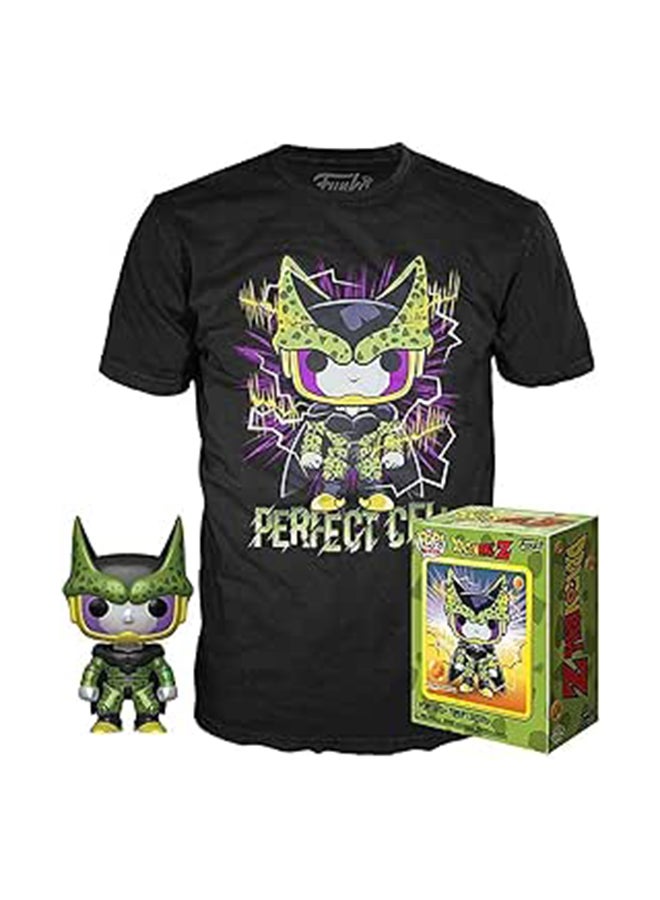 Funko Dragon Ball Z Pop! And Tee Perfect Cell #13 And T-Shirt (X-Large) Black 