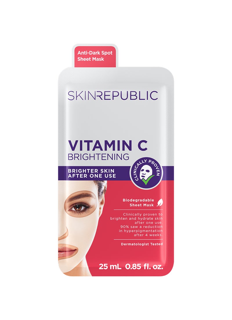 SKIN REPUBLIC Brightening Vitamin C, Tone evening face mask - Image 1