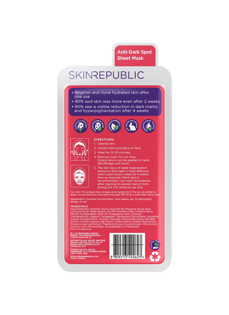 SKIN REPUBLIC Brightening Vitamin C, Tone evening face mask - Image 2