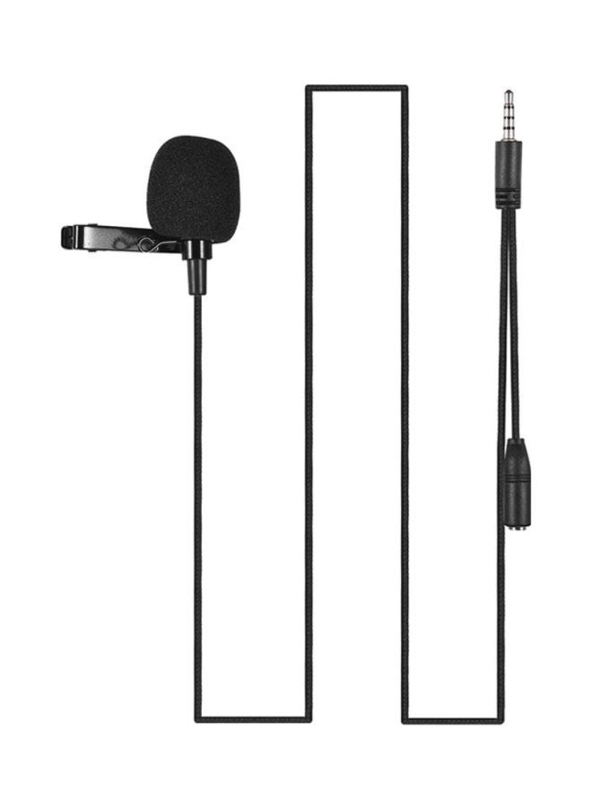 NIBEMINENT Portable Clip-On Lapel Lavalier Condenser Mic D5927 Black - Image 3