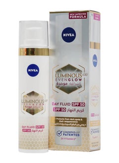 Nivea Luminous Day Facial Fluid 630 SPF 50, Dark Spot Protection Clear 40ml Clear 40ml 