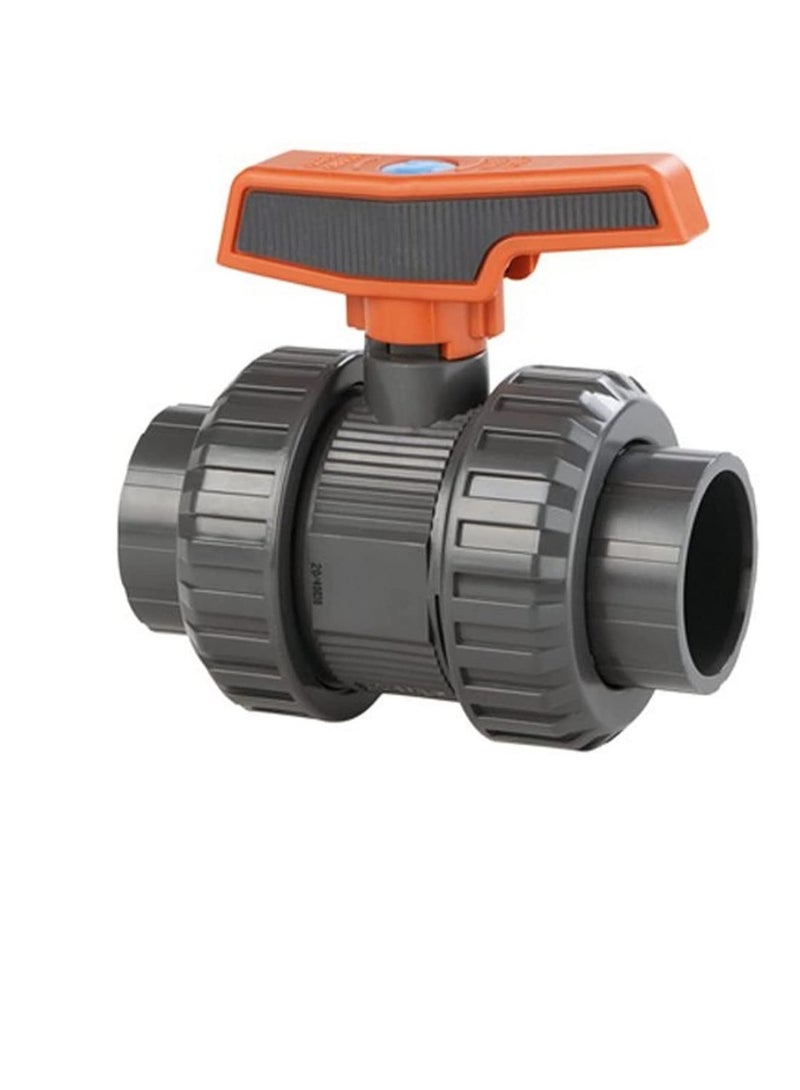 Cepex PVC Heavy Duty Water Supply Pipe Fittings for Swimming Pool, Agriculture, Irrigation & Commercial Plumbing Use (3 Inch, Union Ball Valve (Anti Block))  - Image 1