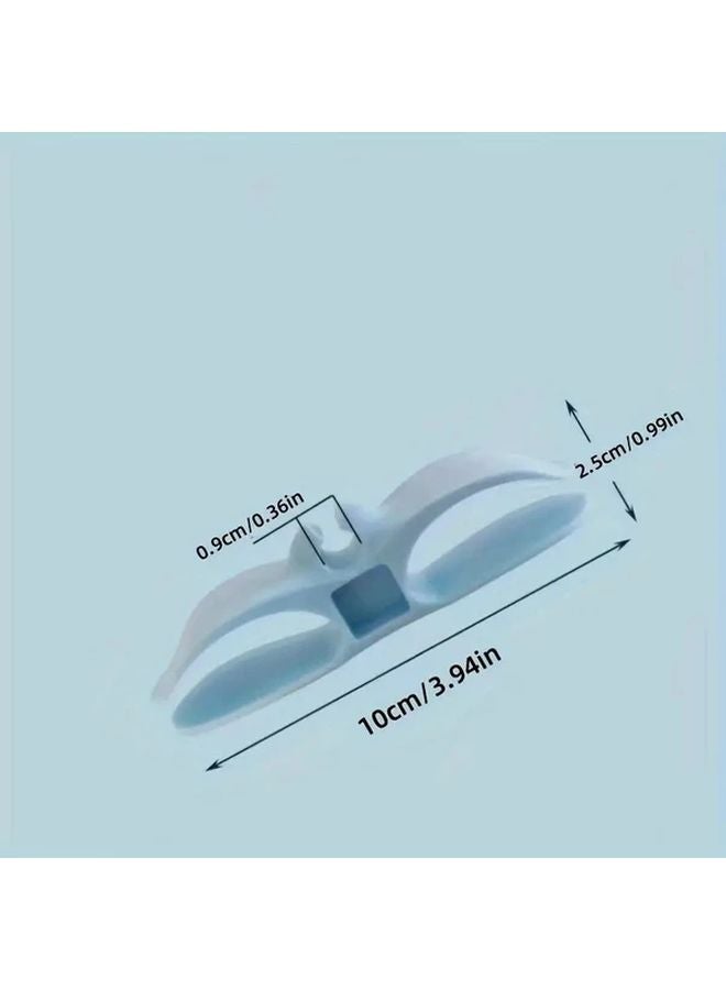 Black 2pcs Adhesive Cable Clip Holder Wall Mounted Cord Organizer for Kitchen Appliances - Image 5