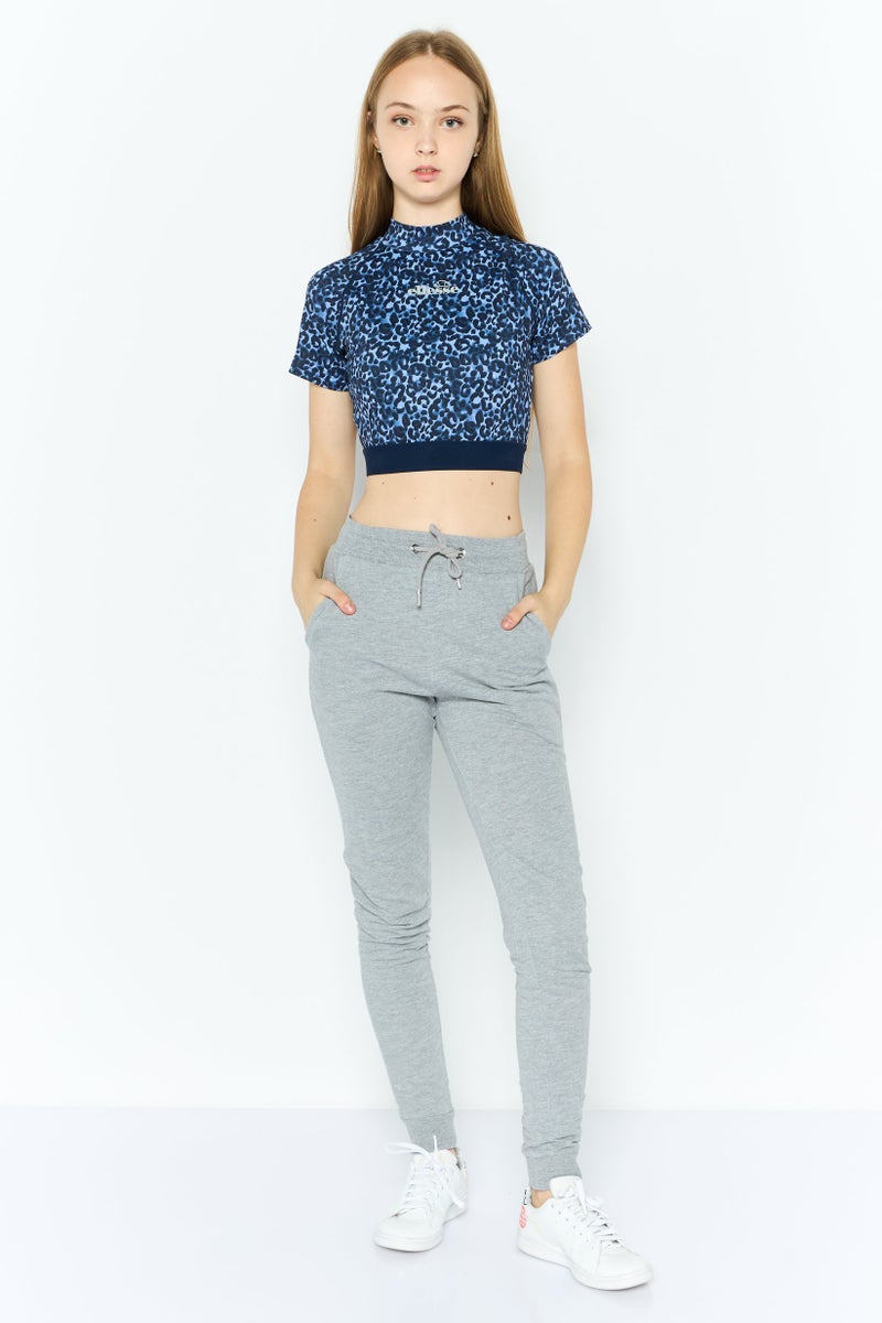 Ellesse Women Sportswear Fit Short Sleeves Training Top, Navy Combo - Image 3